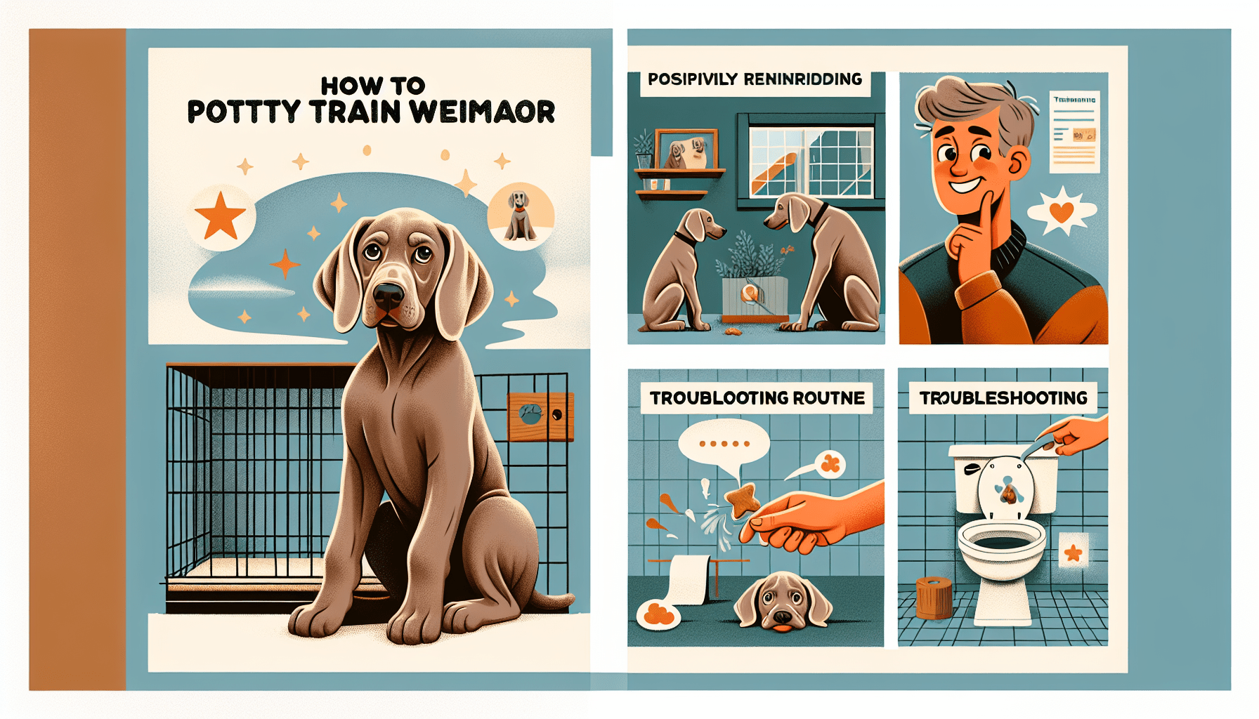 How to Potty Train Weimaraners